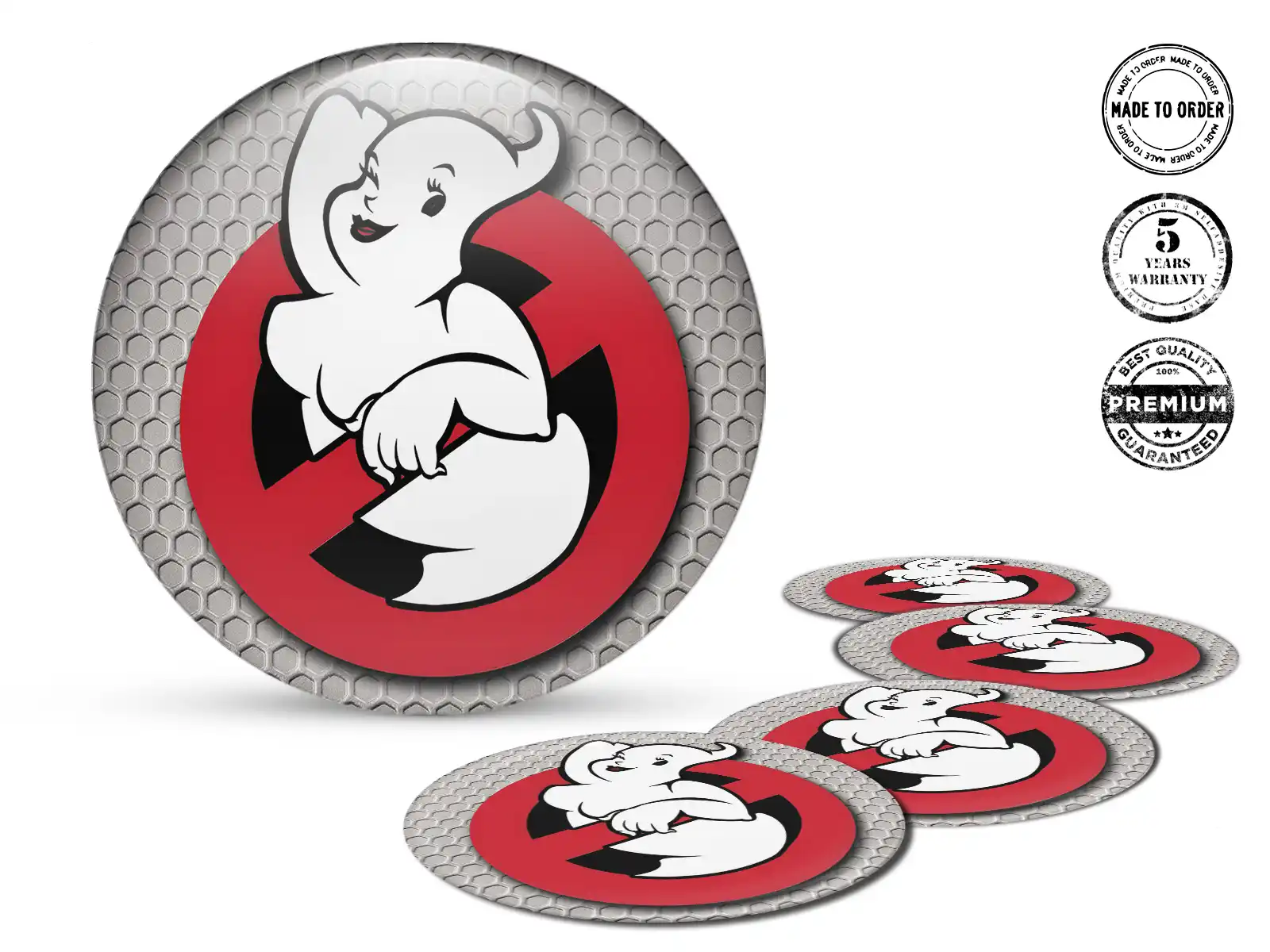 Rim Stickers for Cars Domed Emblem Edition